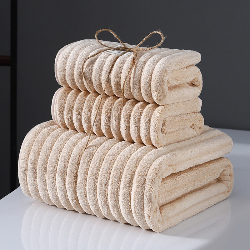 Soft and Super Absorbent Coral Fleece Towels