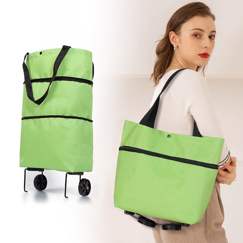 Convenient Reusable Shopping Bags on Wheels for Effortless Carrying
