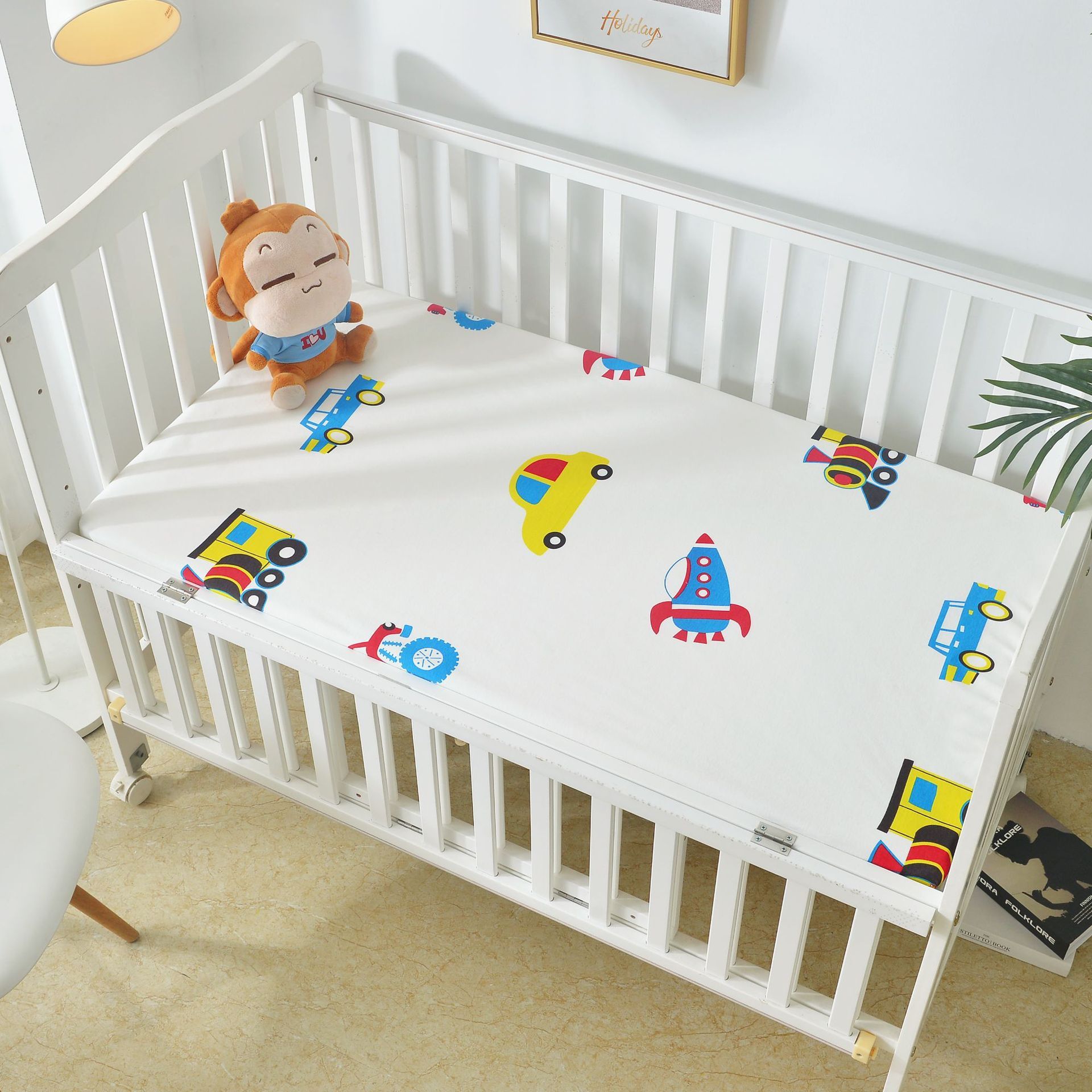 Dry Nights, Happy Baby: Waterproof Cotton Crib Sheet