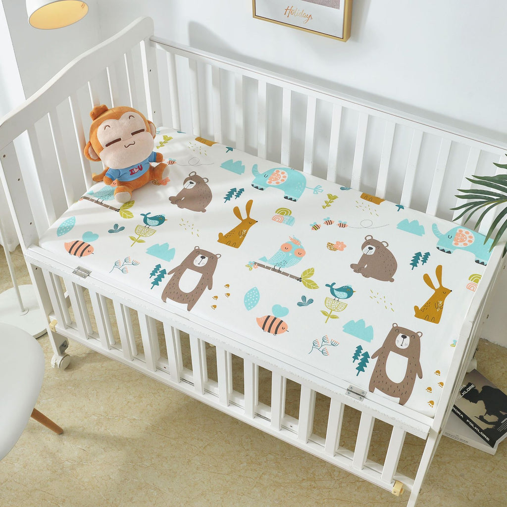 Dry Nights, Happy Baby: Waterproof Cotton Crib Sheet