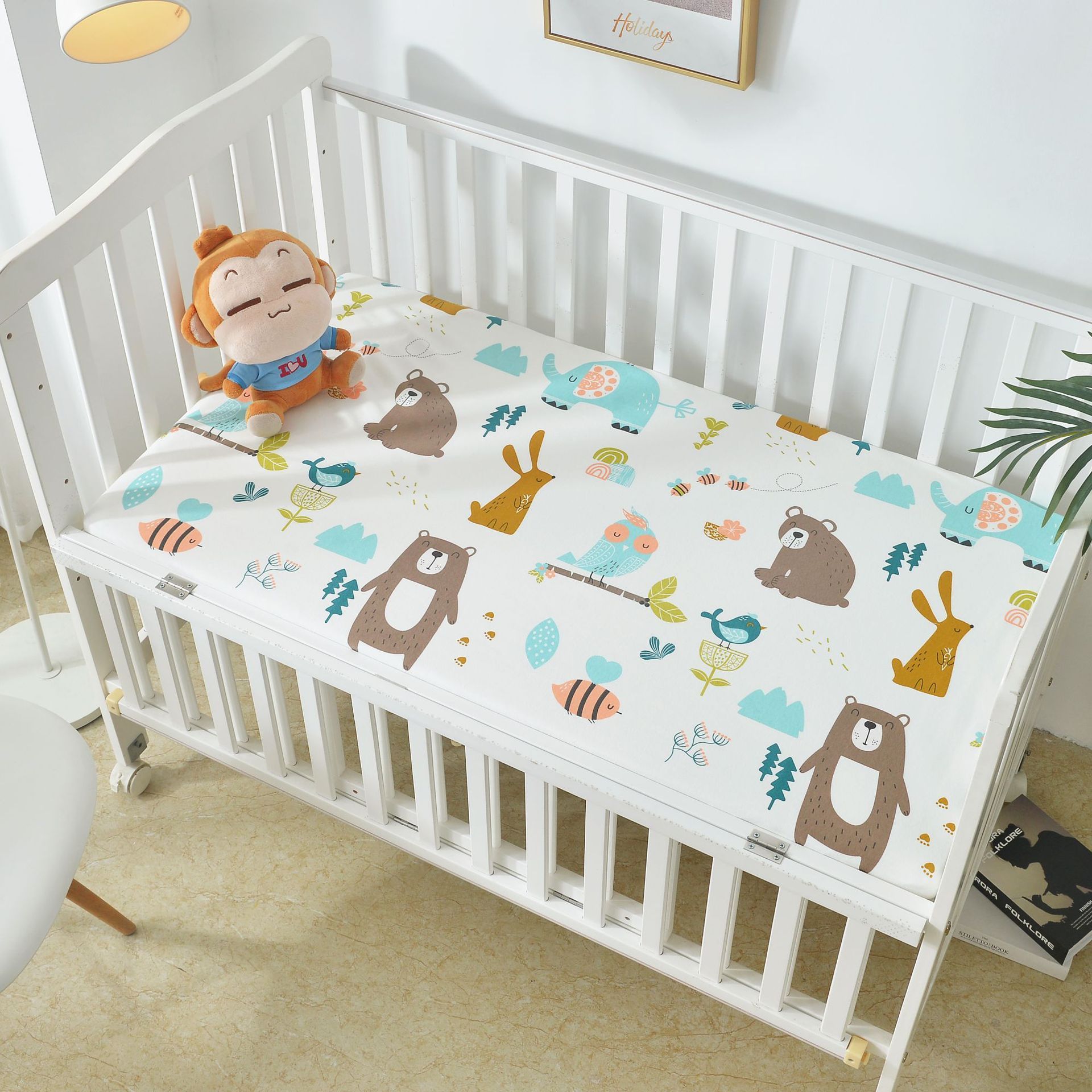 Dry Nights, Happy Baby: Waterproof Cotton Crib Sheet