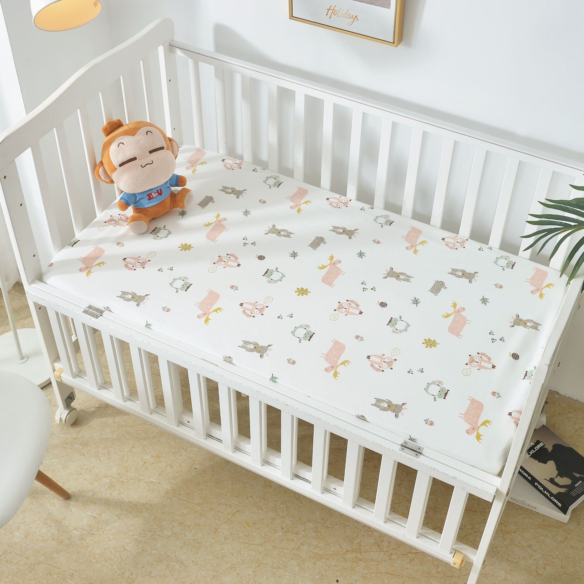 Dry Nights, Happy Baby: Waterproof Cotton Crib Sheet