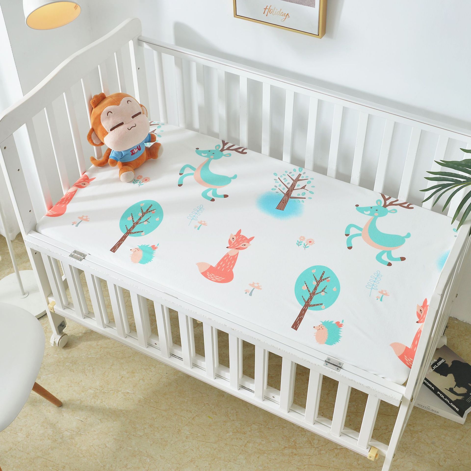 Dry Nights, Happy Baby: Waterproof Cotton Crib Sheet