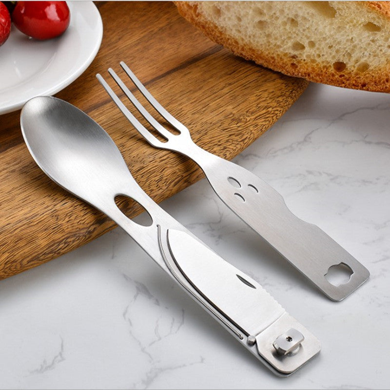 Eco-Friendly Western Food Cutlery Set – Fork, Knife, and Spoon