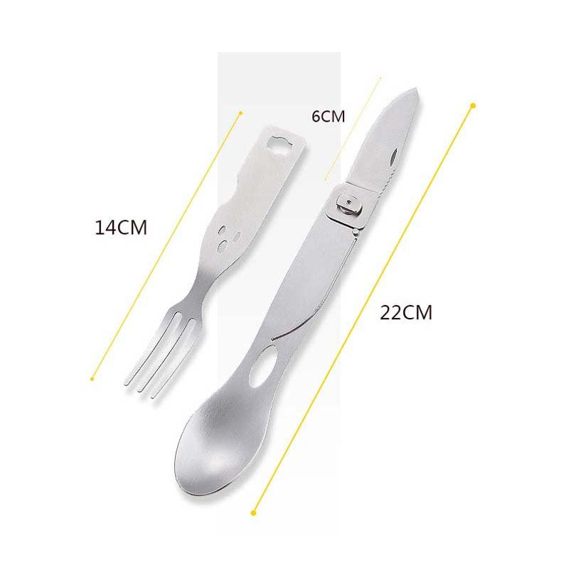 Eco-Friendly Western Food Cutlery Set – Fork, Knife, and Spoon