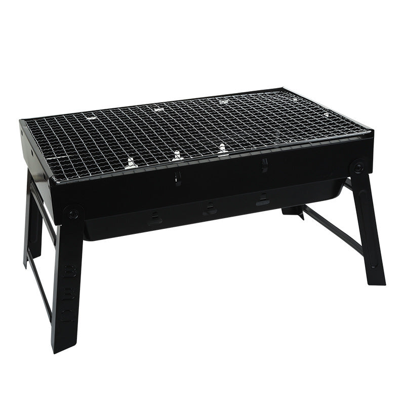 Compact Folding Charcoal Grill – Perfect for Outdoor BBQs