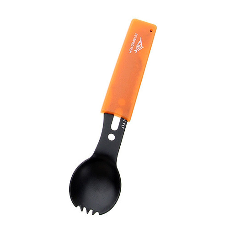 Outdoor Utensil Set with Safety Whistle for Adventurous Dining