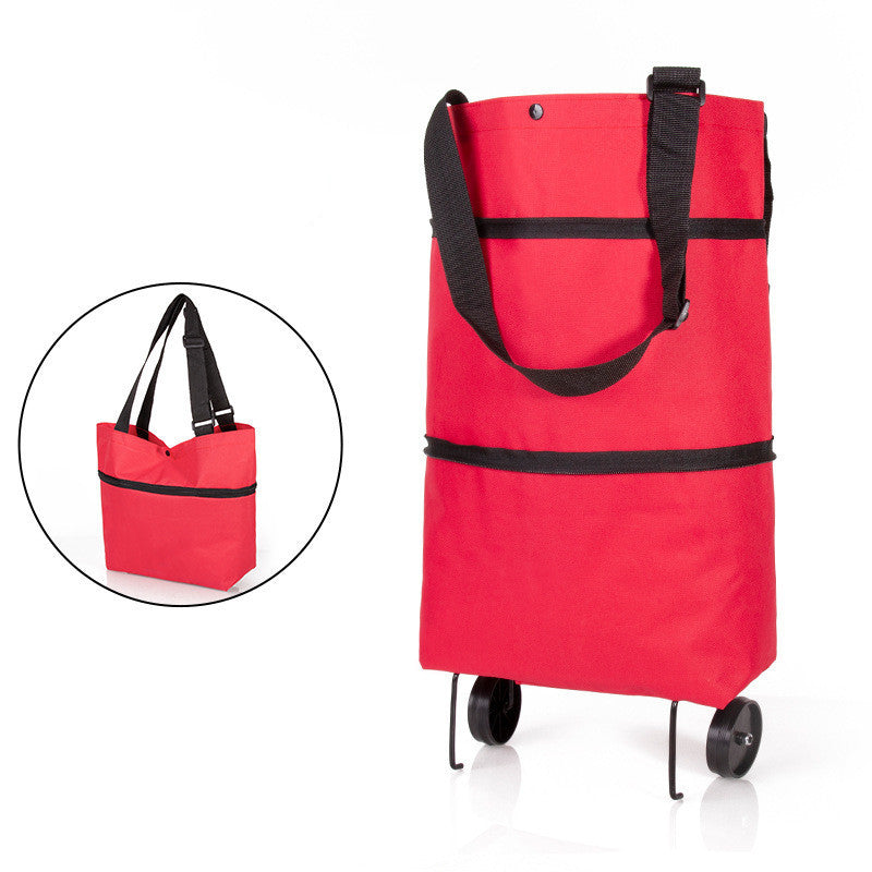 Convenient Reusable Shopping Bags on Wheels for Effortless Carrying