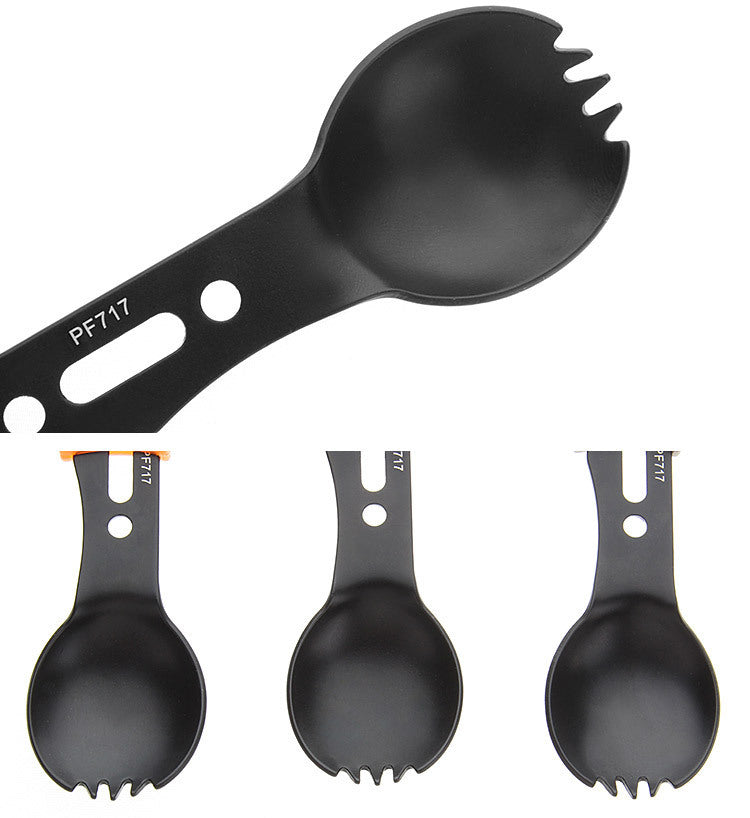 Outdoor Utensil Set with Safety Whistle for Adventurous Dining