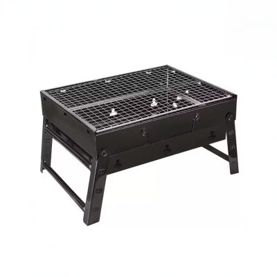 Compact Folding Charcoal Grill – Perfect for Outdoor BBQs