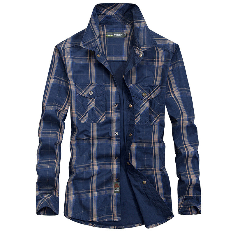 Relaxed Fit Cotton Cargo Shirt: Style Meets Comfort