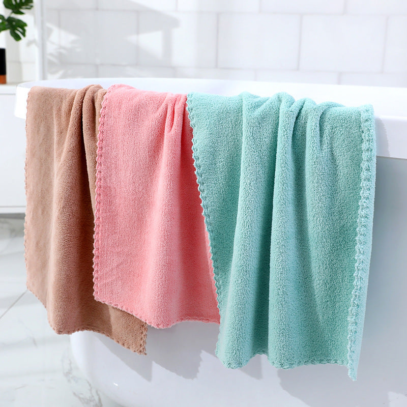 Toalla absorbente de coral para el hogar