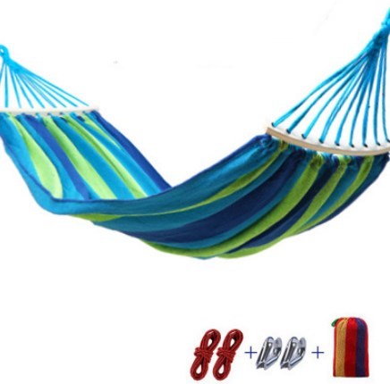 Portable Single Hammock – Ideal for Backpacking Adventures