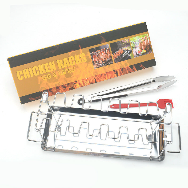 Portable Chicken Leg Rack – Perfect for BBQ Enthusiasts