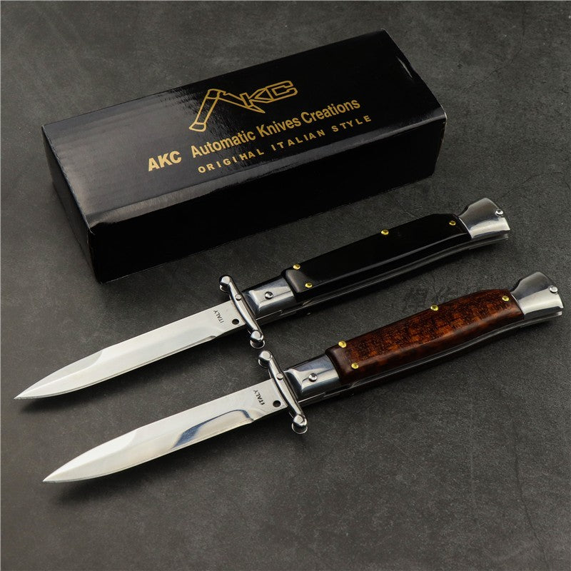 Outdoor-Ready Damascus Knife – Compact and Reliable for Every Trip