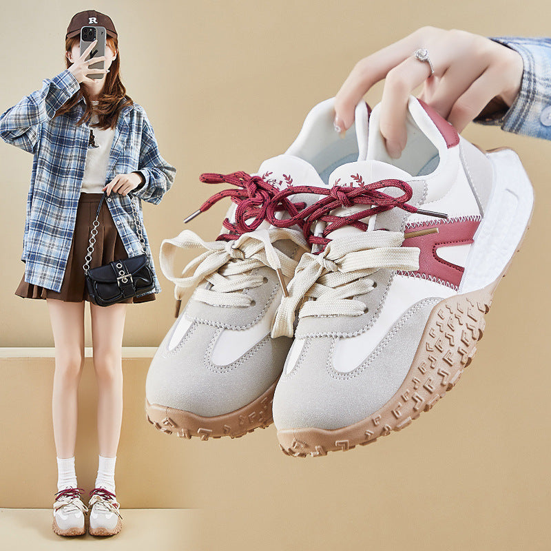 Run with Style: Trendy Women's Platform Running Shoes