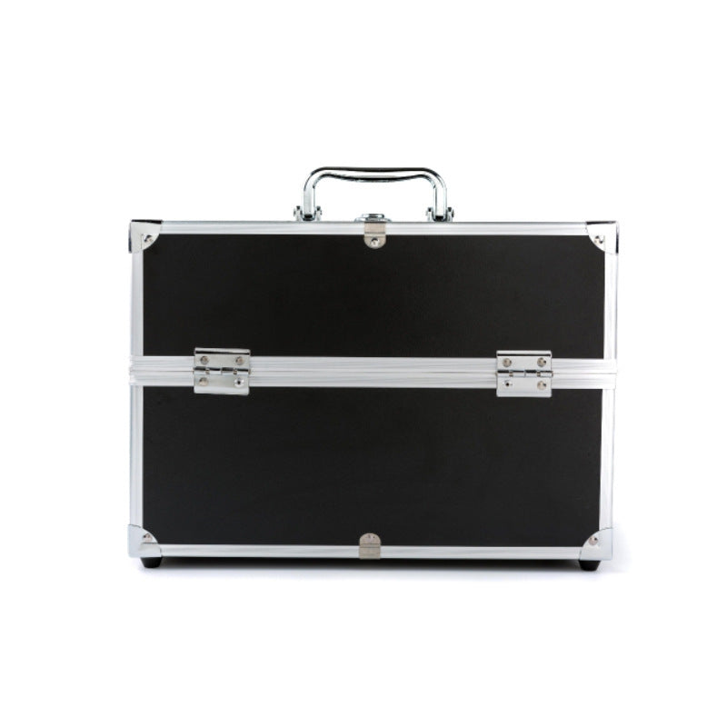 Ultimate Beauty Organizer: Three-Layer Large Capacity Cosmetic Case