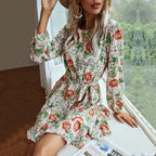 Moody Floral Long Sleeve Dress: Your Perfect Laced Winter Look