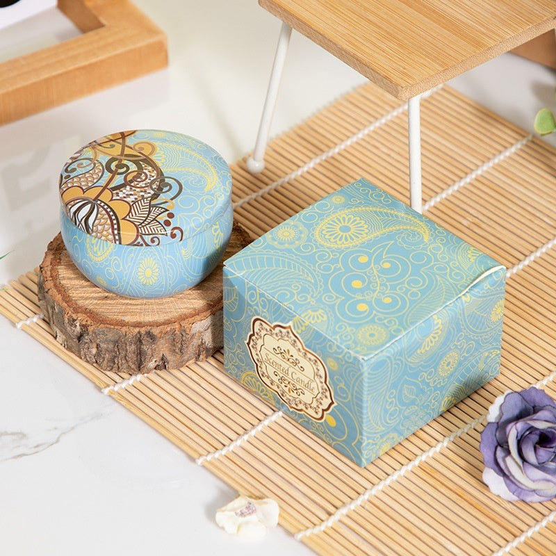 Aromatherapy Dried Petal Essential Oil Candle Home Purification Air