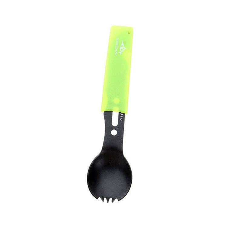 Outdoor Utensil Set with Safety Whistle for Adventurous Dining