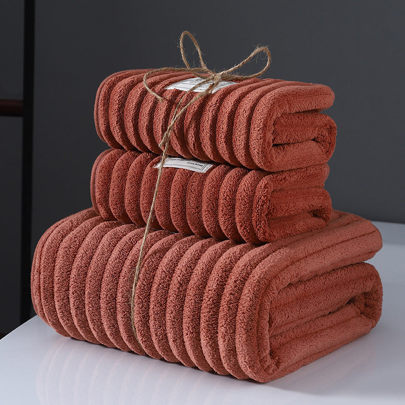 Soft and Super Absorbent Coral Fleece Towels