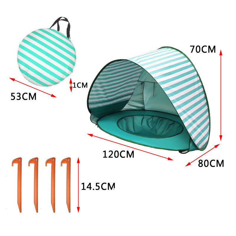 Cozy Beach Tent for Happy Hours with Kids