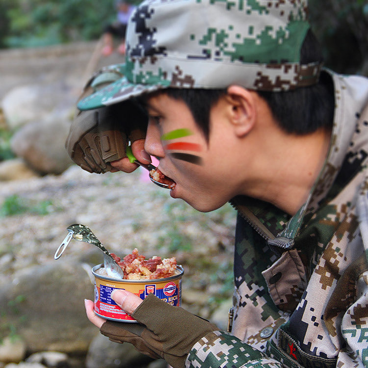 Outdoor Utensil Set with Safety Whistle for Adventurous Dining