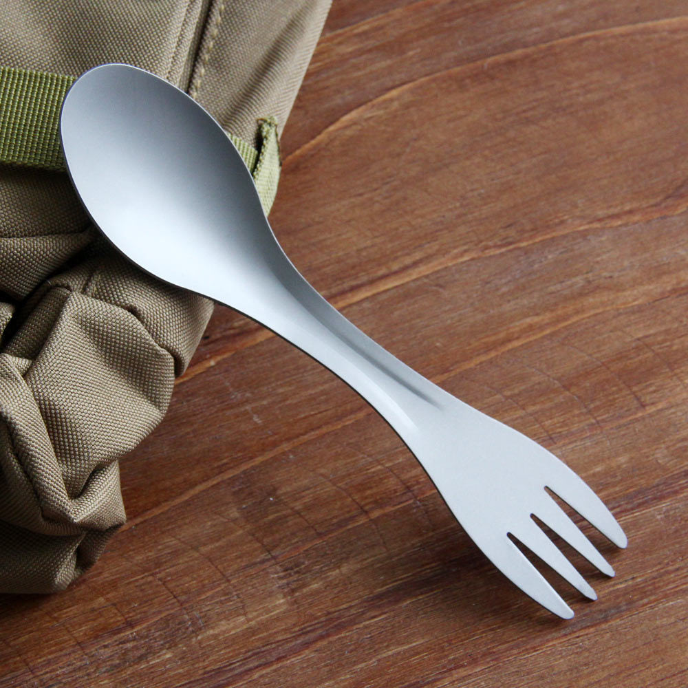 Durable Two-in-One Titanium Camping Tableware for Effortless Dining