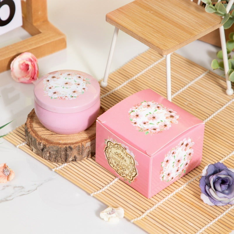 Aromatherapy Dried Petal Essential Oil Candle Home Purification Air