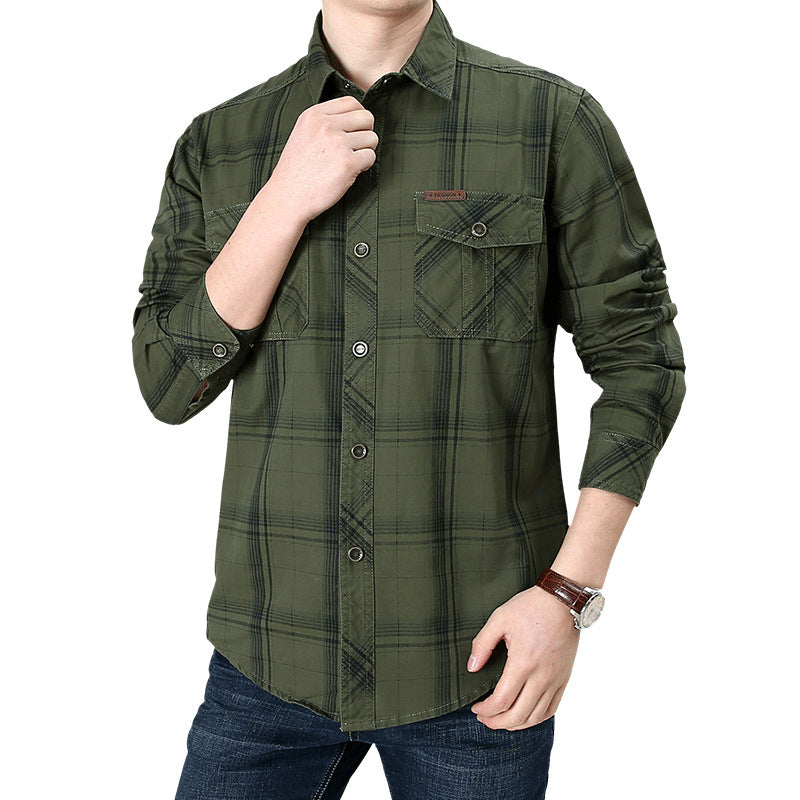 Relaxed Fit Cotton Cargo Shirt: Style Meets Comfort