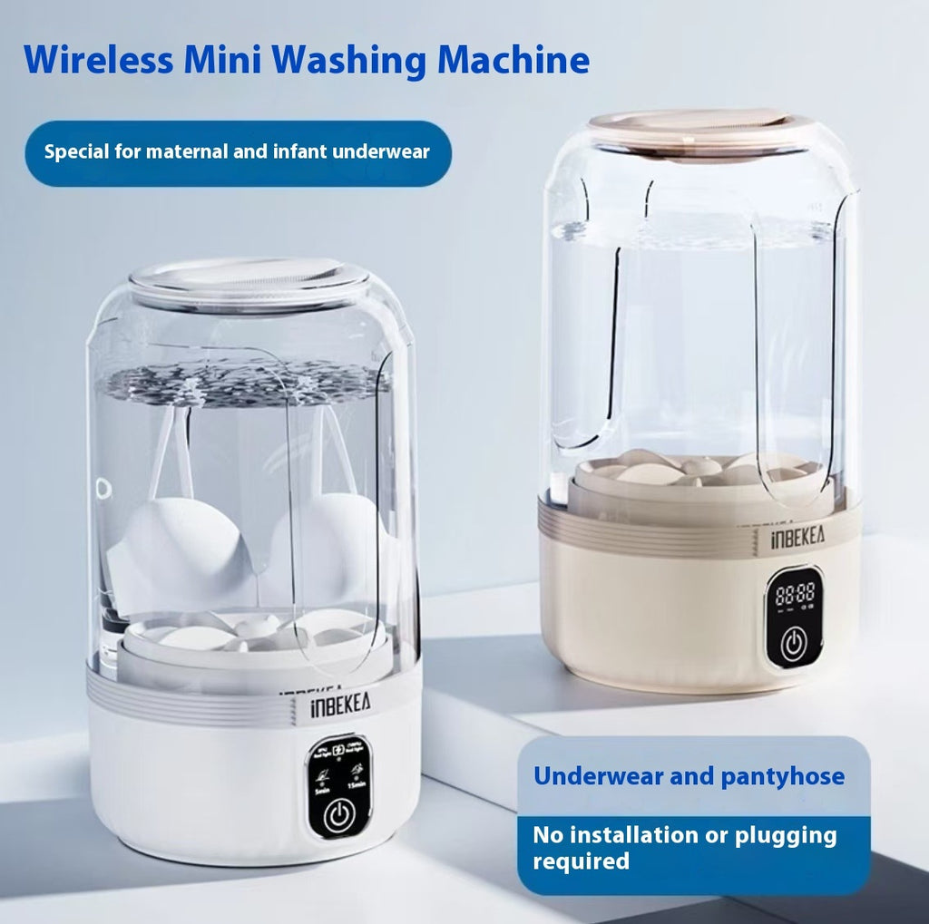 Clean Clothes Anywhere: Automatic Wireless Mini Washer