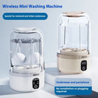 Clean Clothes Anywhere: Automatic Wireless Mini Washer
