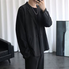 轻松休闲风：时尚宽松男士夹克