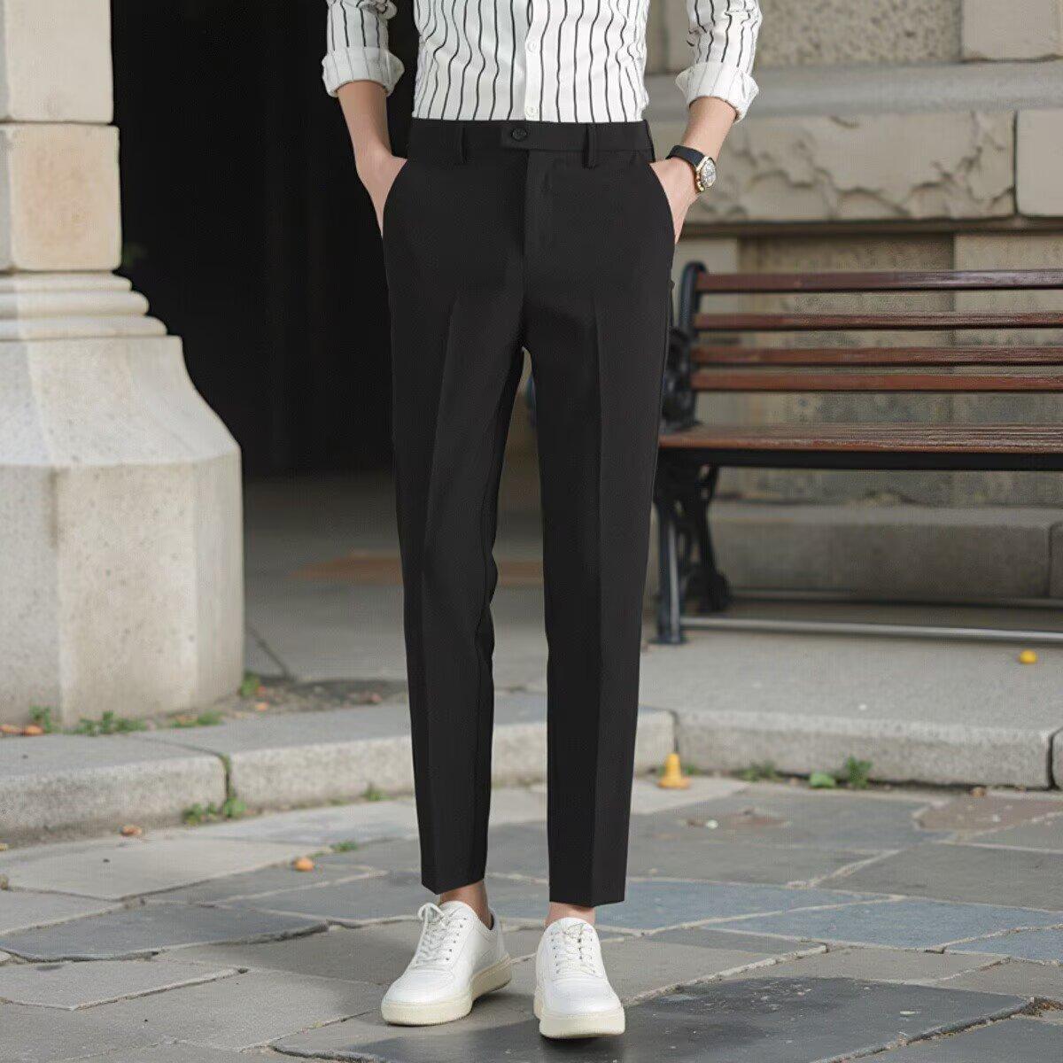 Versatile Casual Suit Pants for Effortless Elegance