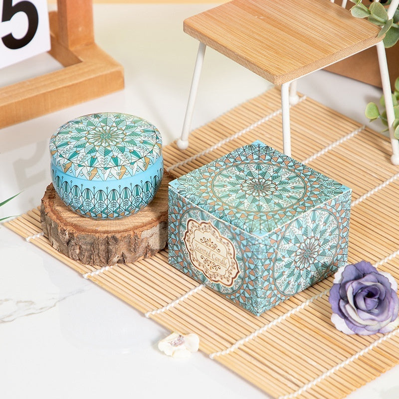 Aromatherapy Dried Petal Essential Oil Candle Home Purification Air