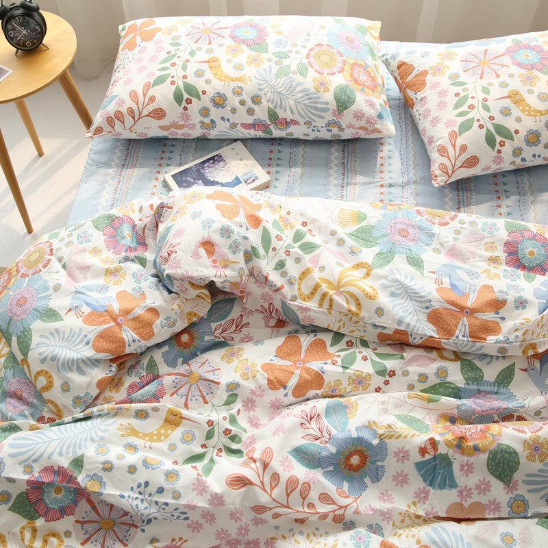 Charming Four-Piece Bedding Set for Ultimate Relaxation