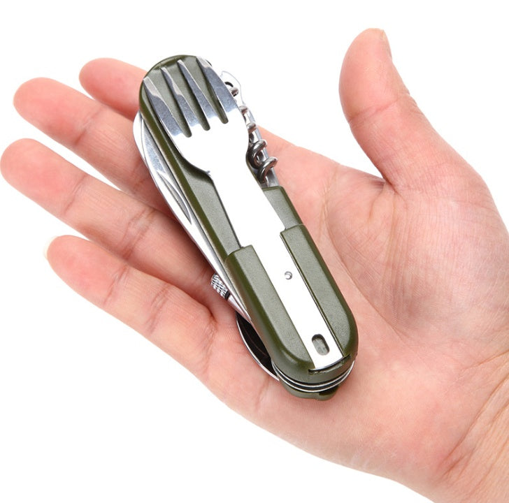 Smart Outdoor Tableware Set – Stainless Steel for Camping Adventures