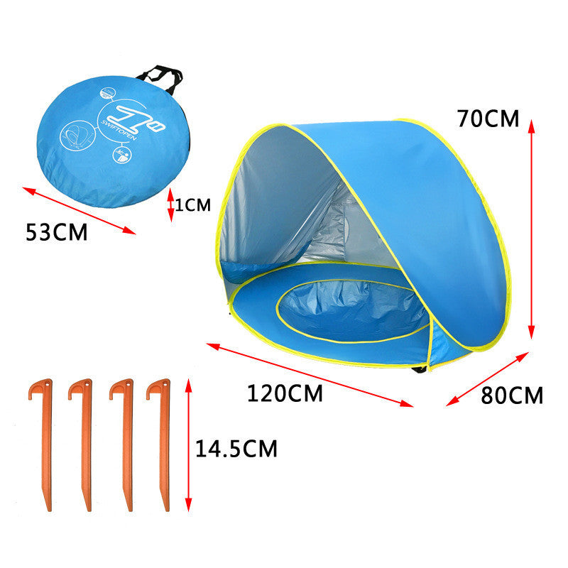 Cozy Beach Tent for Happy Hours with Kids