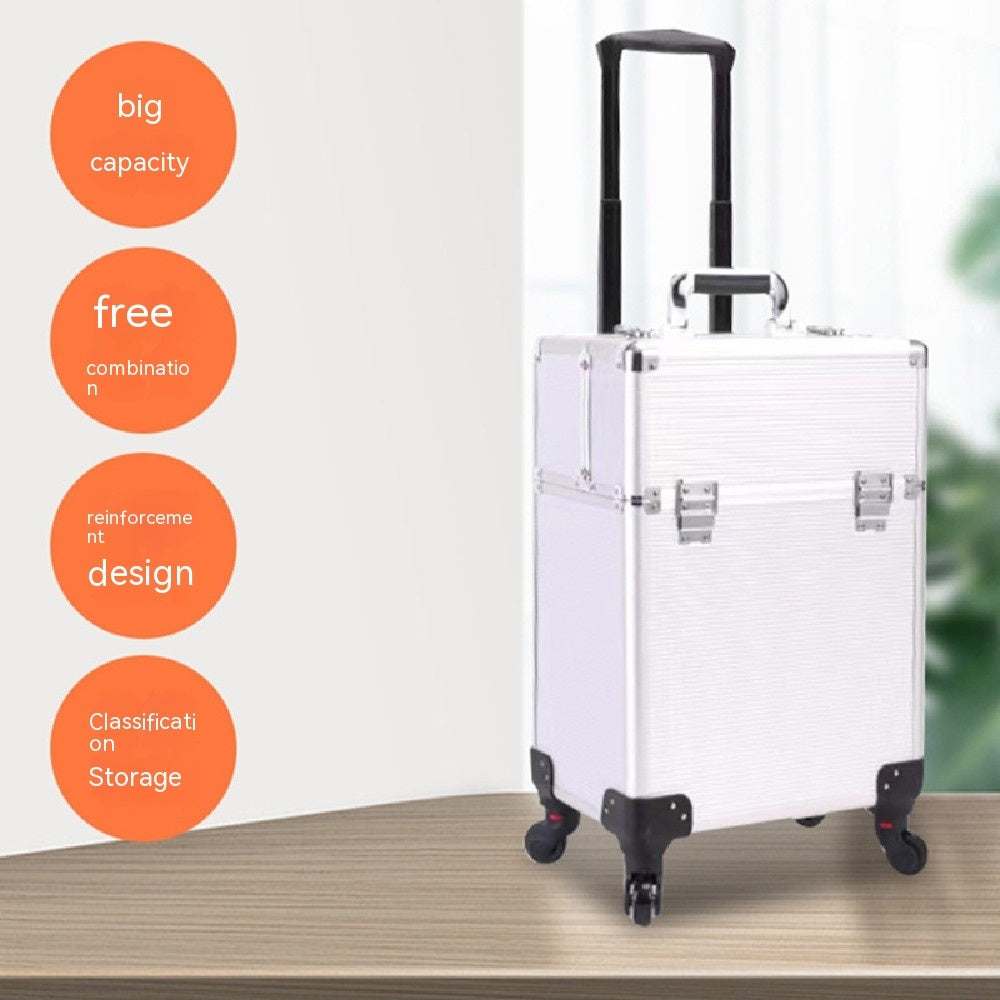 Large-Capacity Makeup Toolbox: Perfect for Professionals and Enthusiasts