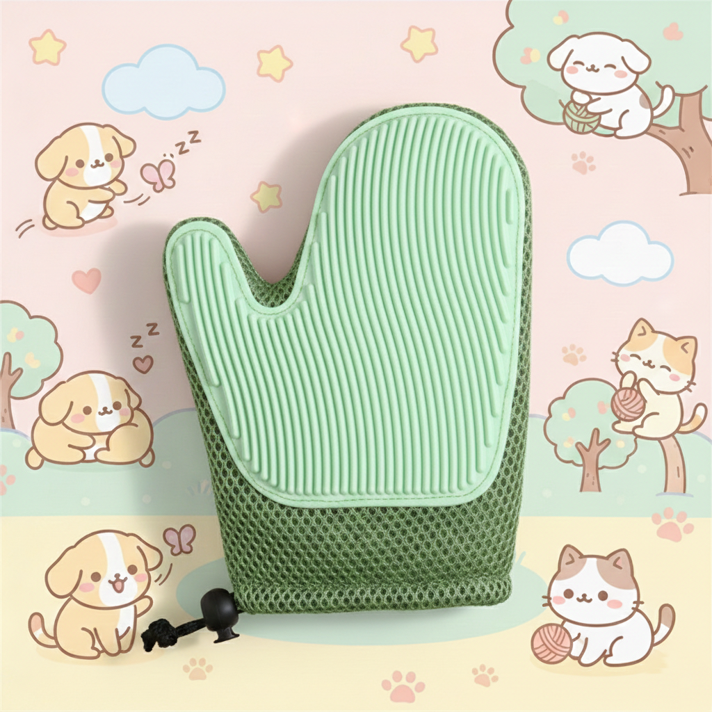 Grooming Bliss: Cat & Dog Hair Removal Glove