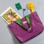 Bolsa plegable ecológica: perfecta para ir de compras y a la playa.