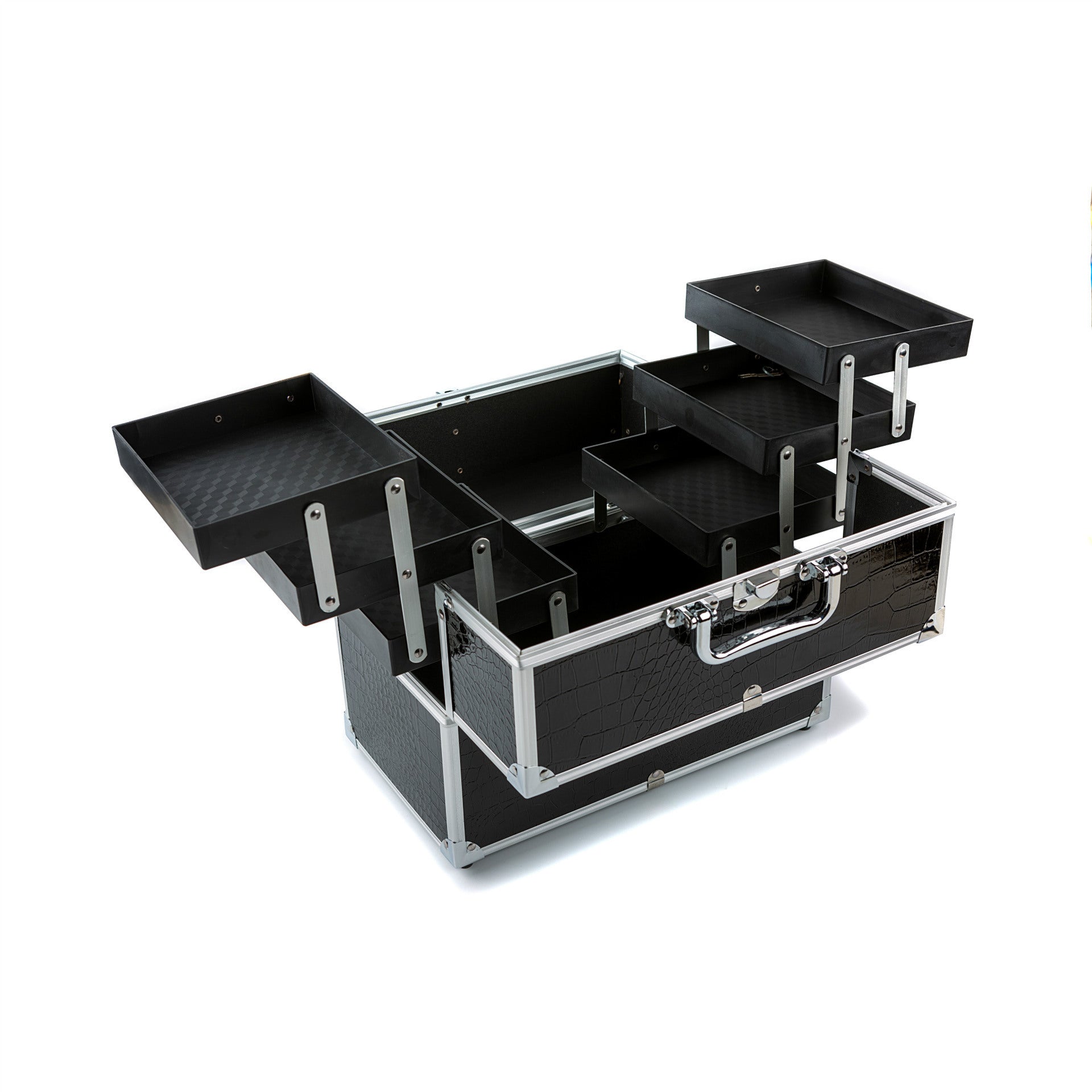 Ultimate Beauty Organizer: Three-Layer Large Capacity Cosmetic Case