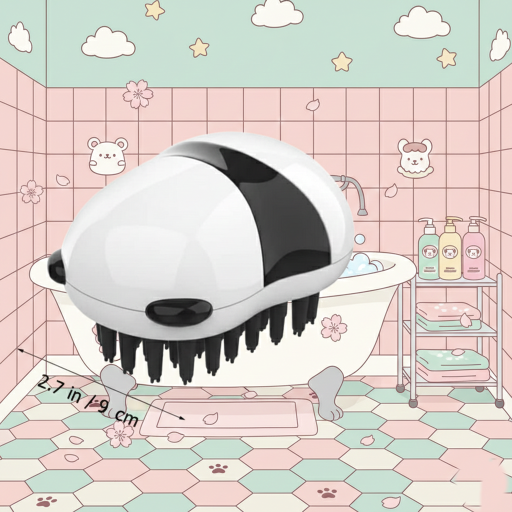 Diversión sin pelo: Cepillo de baño y guantes para el cuidado de mascotas