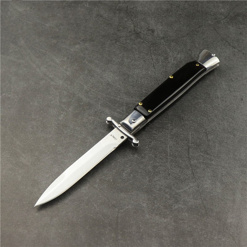 Outdoor-Ready Damascus Knife – Compact and Reliable for Every Trip