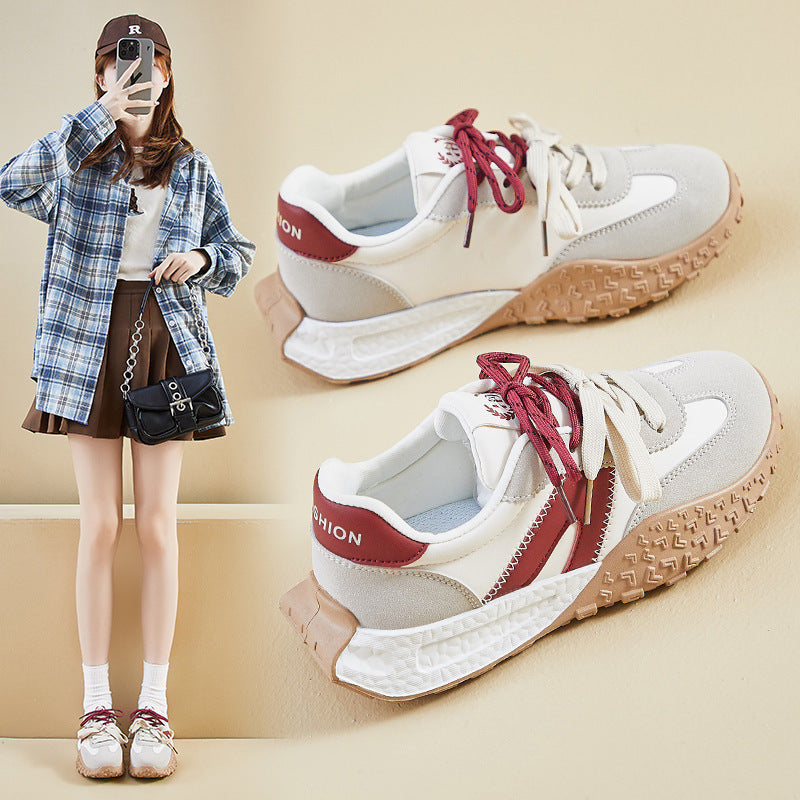 Run with Style: Trendy Women's Platform Running Shoes