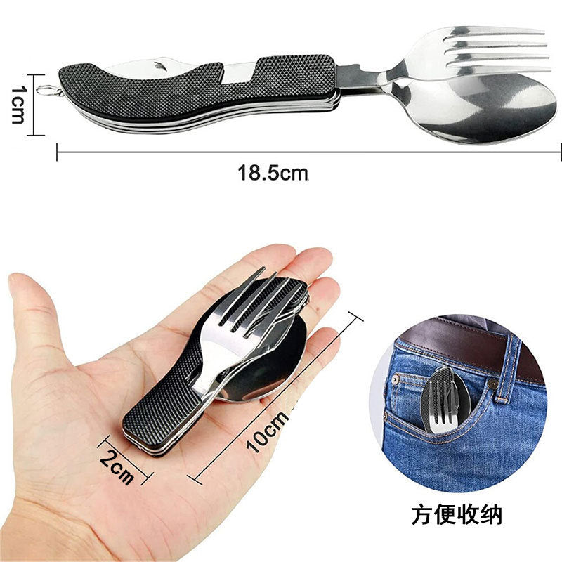 Portable All-in-One Camping Utensils for Effortless Outdoor Dining