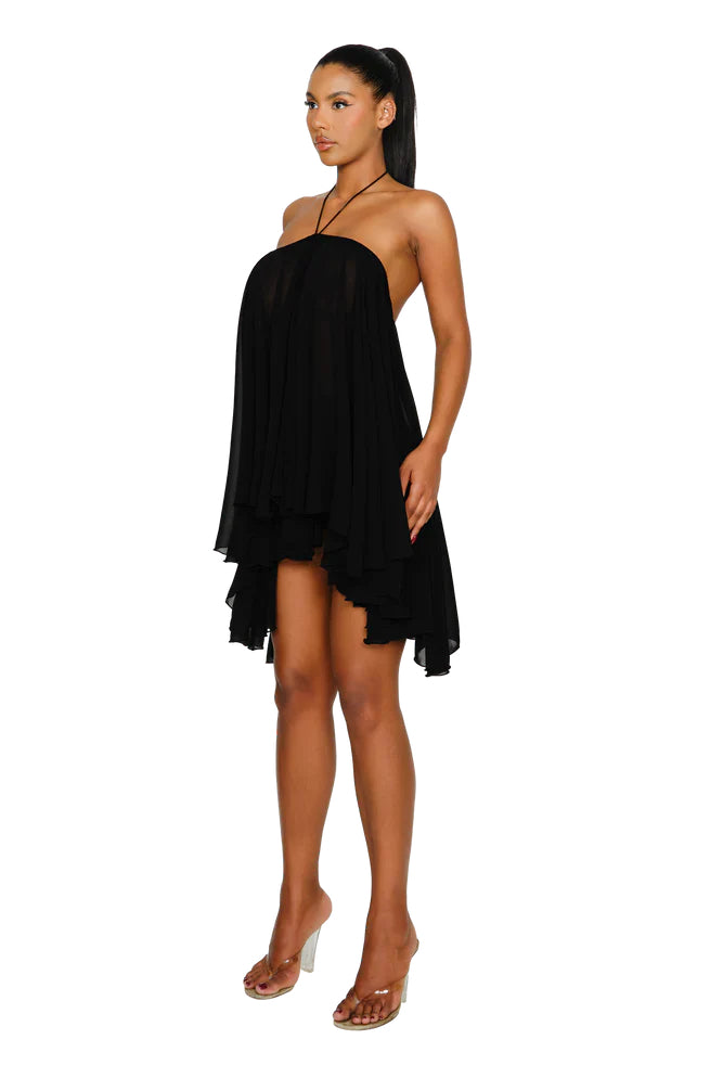 Elegant One-Shoulder Midi Dress – The New Fashion Statement