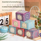 Aromatherapy Dried Petal Essential Oil Candle Home Purification Air