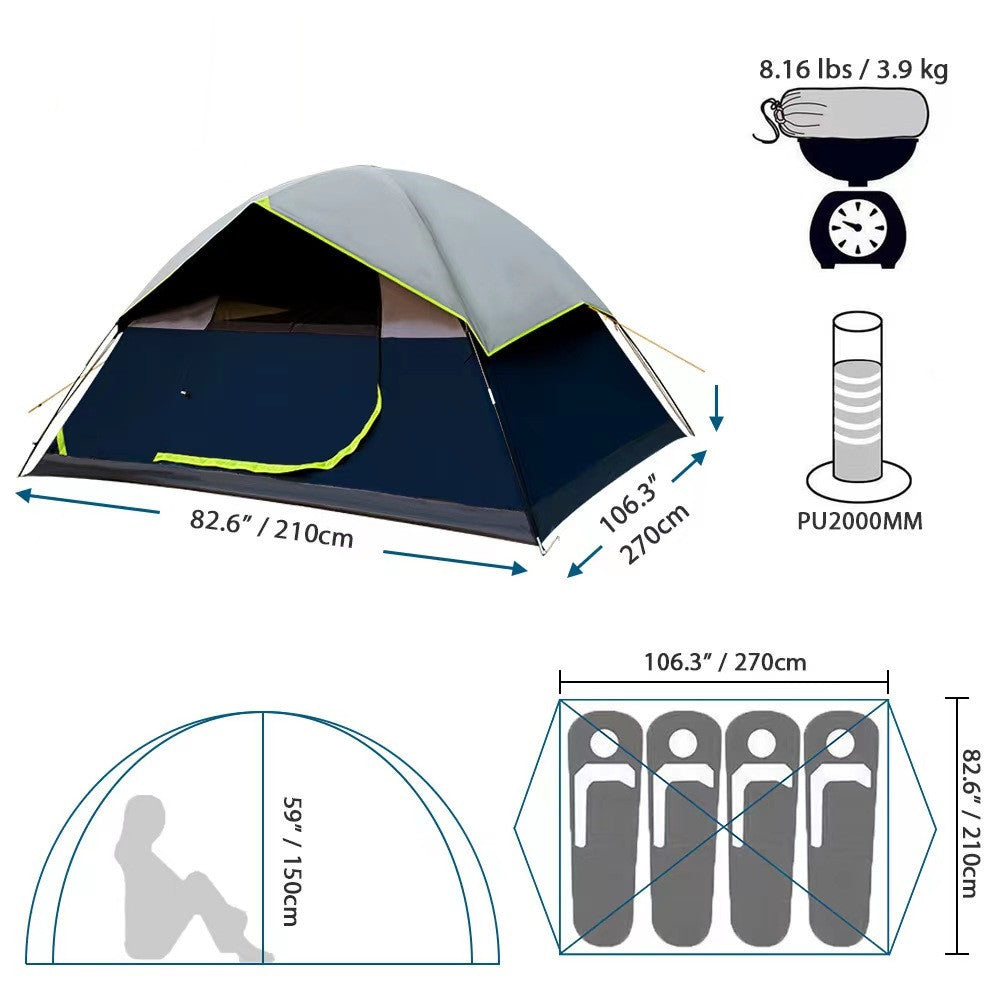 Family-Friendly Darkroom Tent – Your Camping Escape Awaits