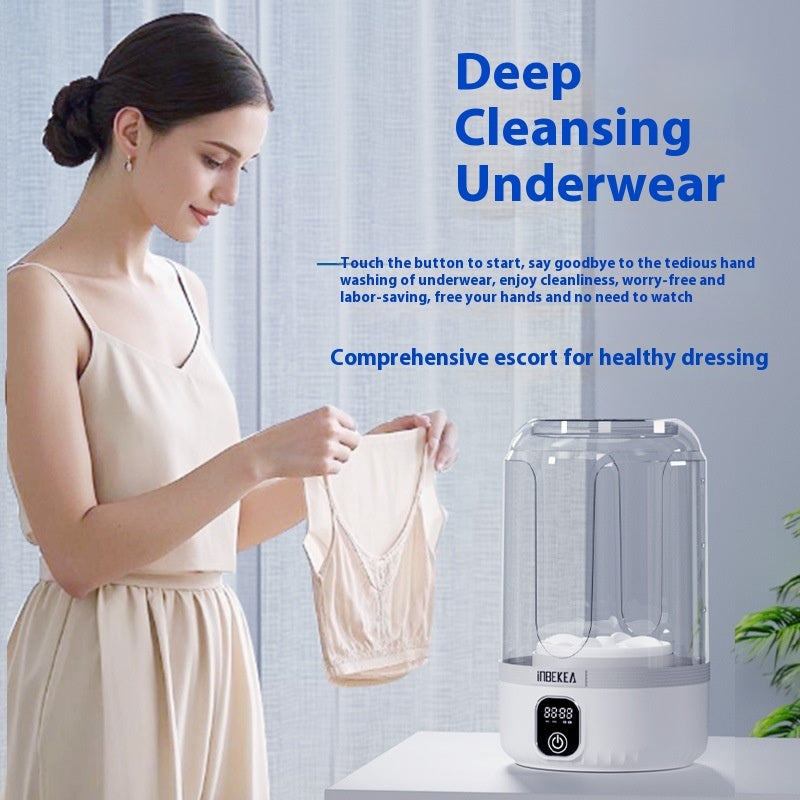 Clean Clothes Anywhere: Automatic Wireless Mini Washer